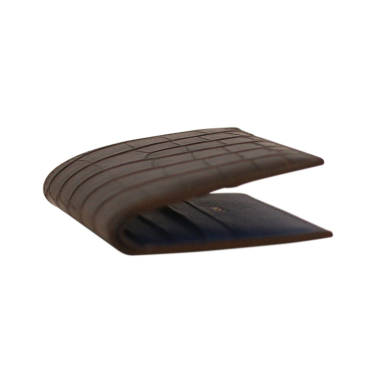 Bi-fold Wallet in American Alligator