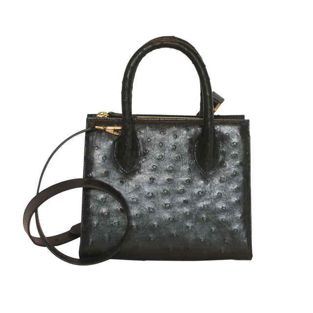 Catherine Mini Tote in south african ostrich