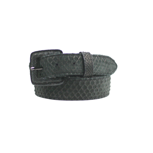 1 1/4" Belt with Covered Buckle in Python