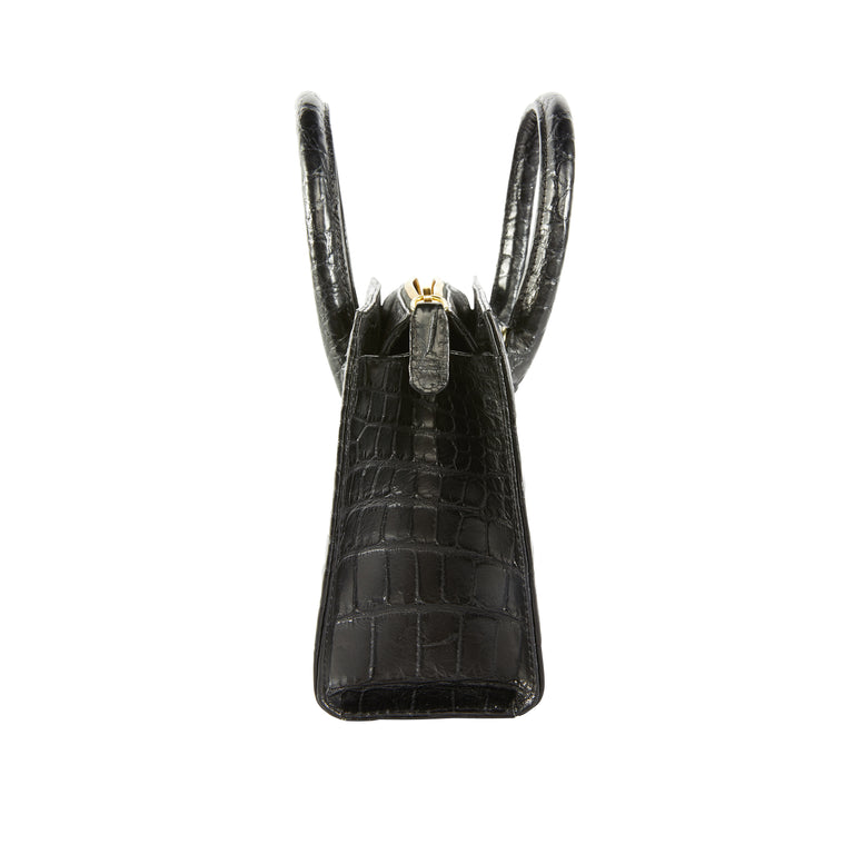 Catherine Mini Tote in American Alligator