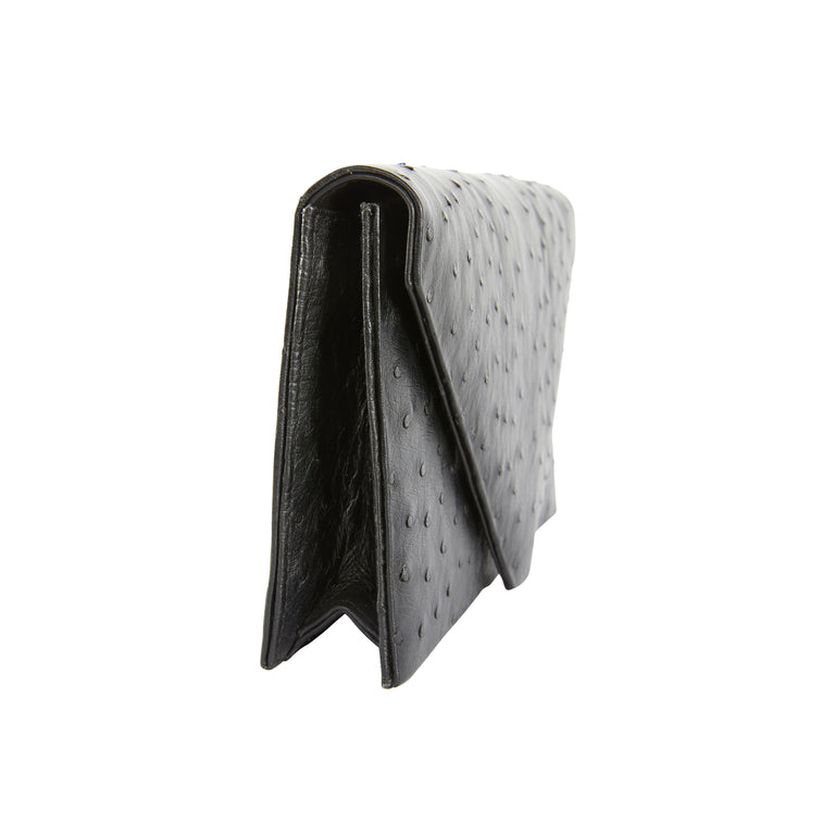 Olivia Clutch in South African Ostrich
