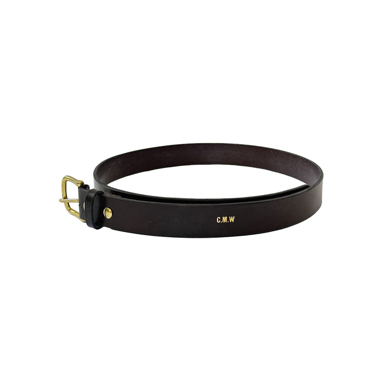 English Bridle Leather Men's Belt